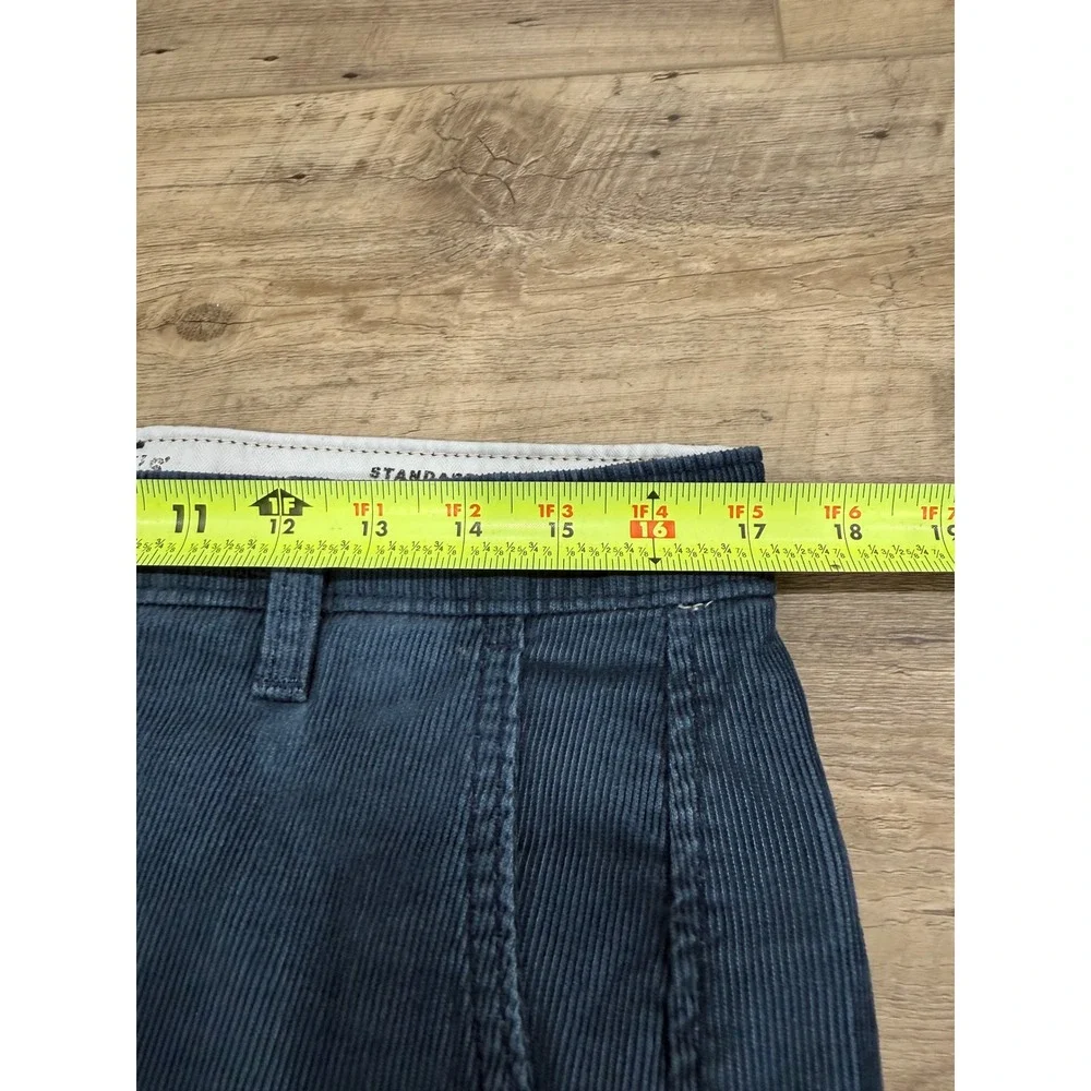 Levis XX Chino Standard Taper Corduroy Pants Mens 32x34 Navy Blue Trousers